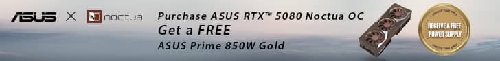ASUS GeForce RTX 5080 Noctua OC Edition AP-850G Bundle