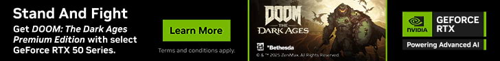 NVIDIA GeForce RTX 50 Series DOOM: The Dark Ages Bundle
