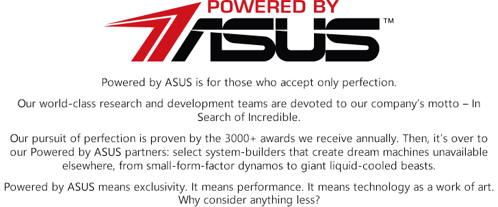 Powered by ASUS